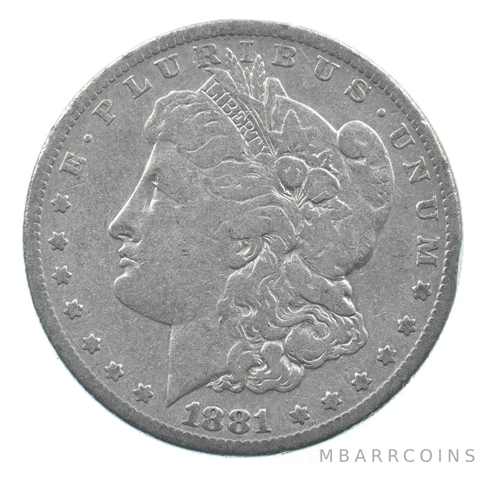 Early - 1881-S Morgan Silver Dollar - 90% US Coin *920