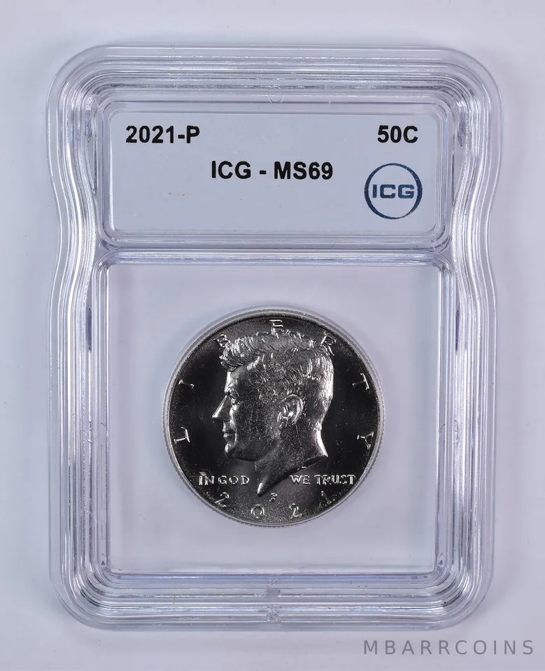 2021-P Kennedy Half Dollar MS69 ICG