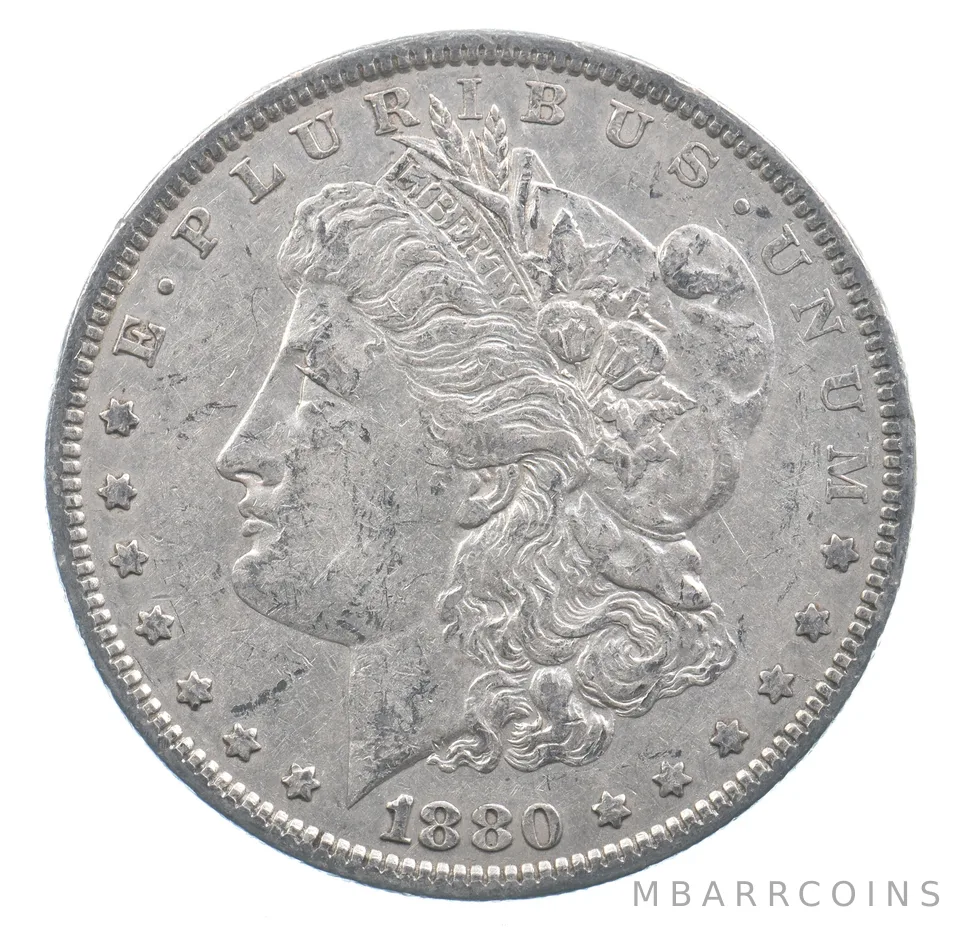 Better 1880 Morgan Silver Dollar - 90% US Coin - Nice Coin *329
