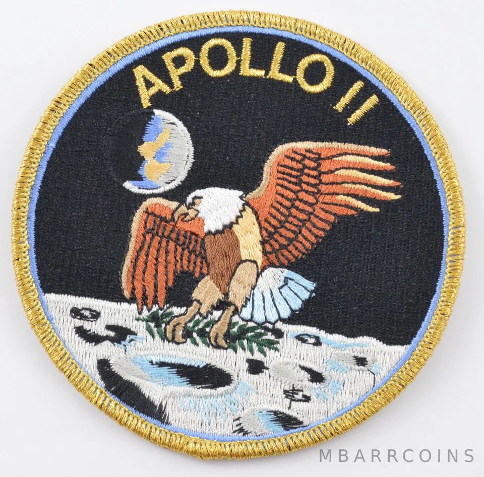 Apollo 11 Embroidered Eagle Landing Large Arm Patch LOGO Space