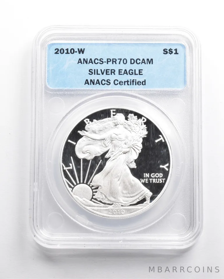 2010-W American Silver Eagle PR70 DCAM ANACS