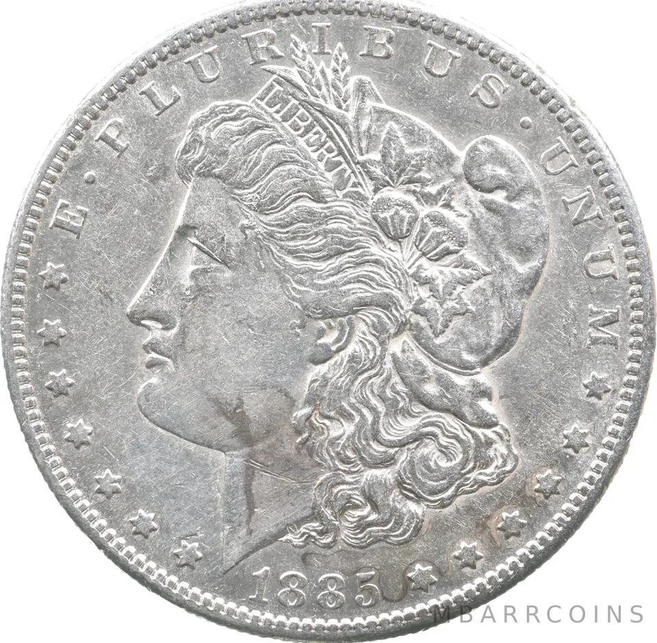 1885-S Morgan Silver Dollar a5170