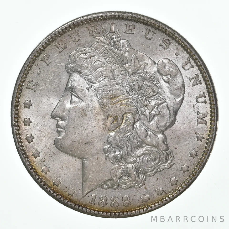 1888-O Morgan Silver Dollar - Great Tone a2506