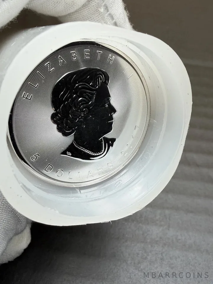 Lot (25) Coin ROLL 1988-2026 1 Oz Maple Leaf Silver .999 Round Canadian $5