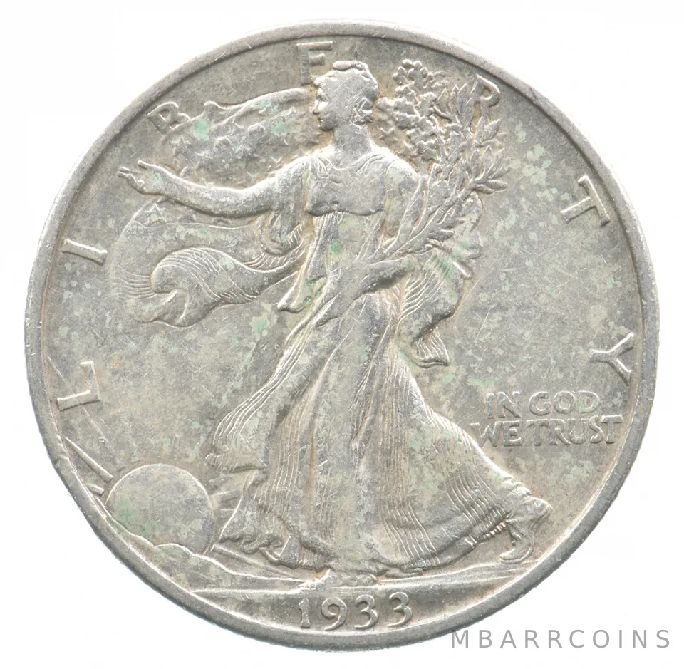 1933-S Walking Liberty Half Dollar *7544