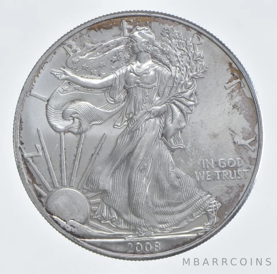 Better Date 2008 American Silver Eagle 1 Troy Oz .999 Fine Silver *487
