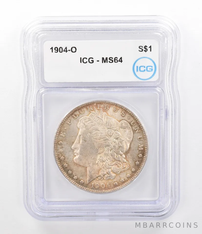 1904-O Morgan Silver Dollar MS64 ICG Beautiful Tone *9776