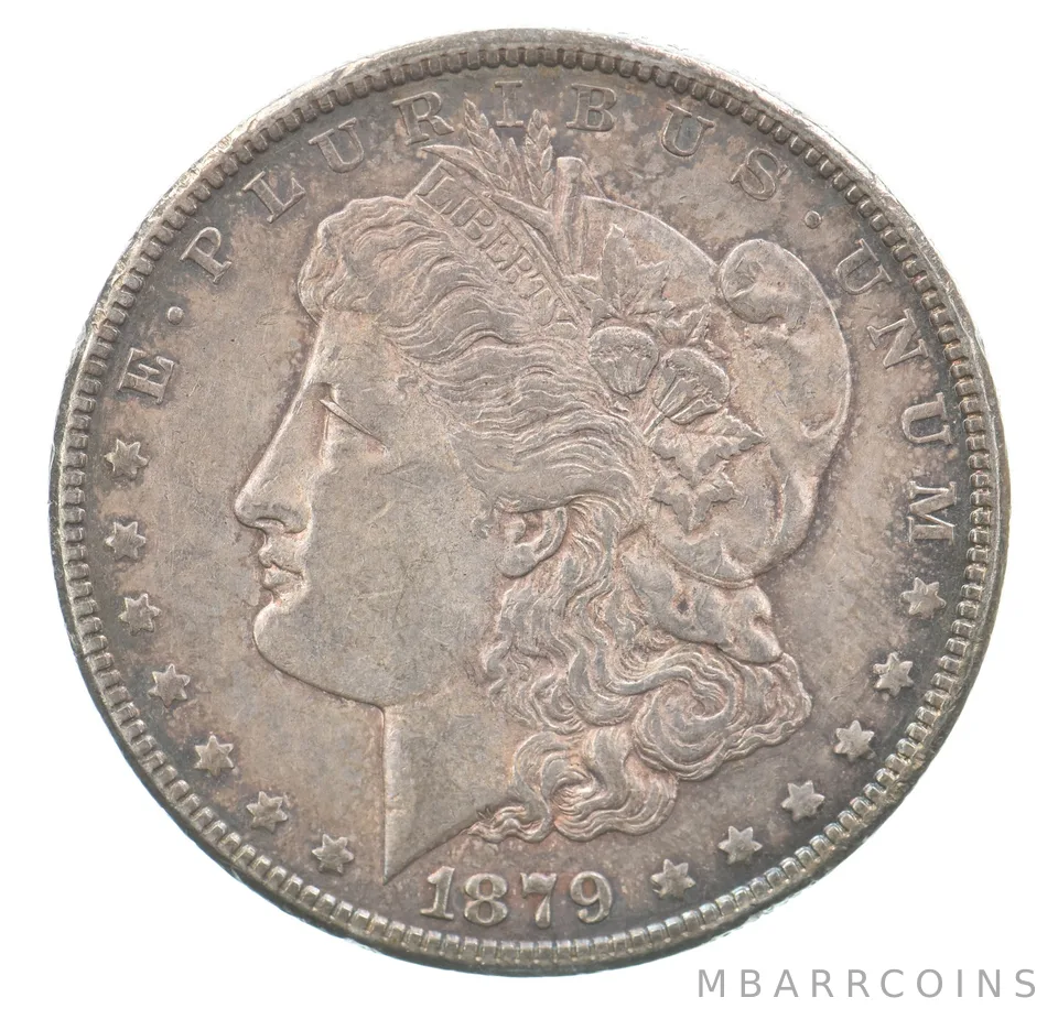 1879-S Morgan Silver Dollar Reverse Of 78 Beautiful Tone a1952