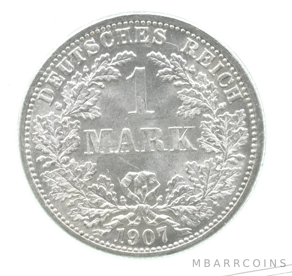 1907 F Germany 1 Mark *0172