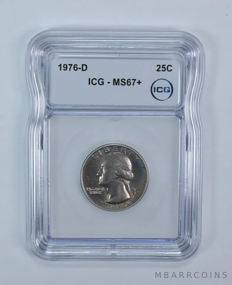 1976-D Washington Quarter MS67+ ICG