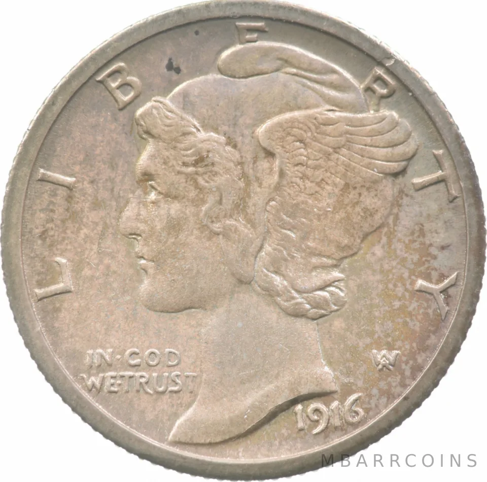 1916-S Mercury Dime *1884