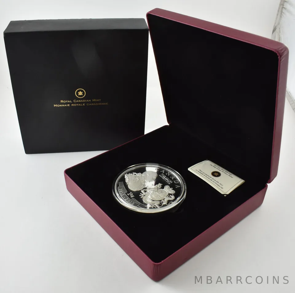 2012 Canada Silver Kilo Coin King George III Peace Medal W/ OGP *3732