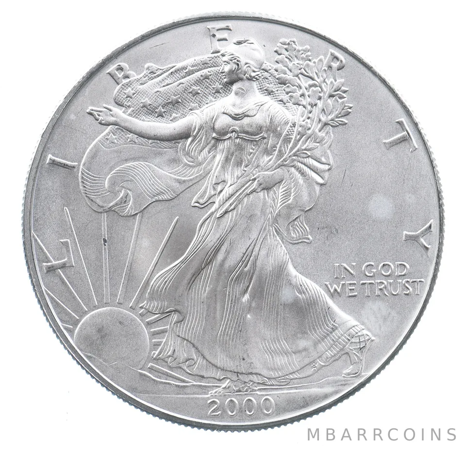 Better Date 2000 American Silver Eagle 1 Troy Oz .999 Fine Silver *727