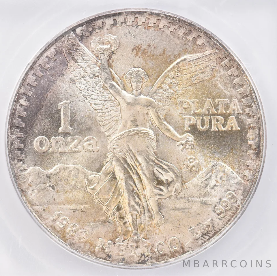 1983 Mo Mexico 1 Onza Silver Libertad MS67+ ICG Beautiful Tone *0846