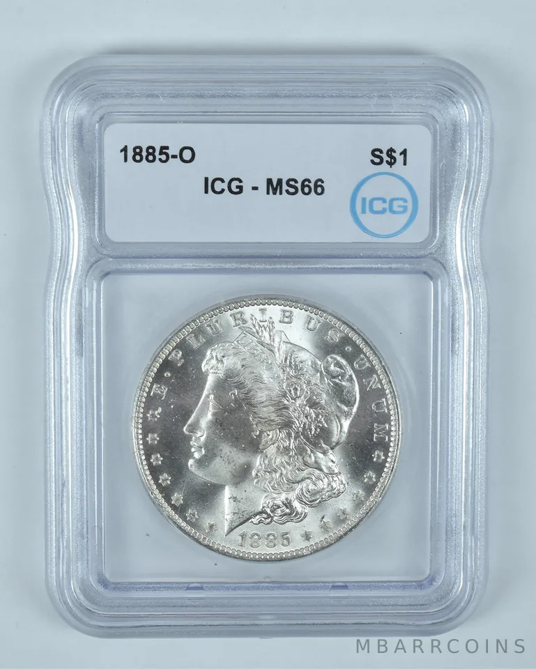1885-O Morgan Silver Dollar MS66 ICG
