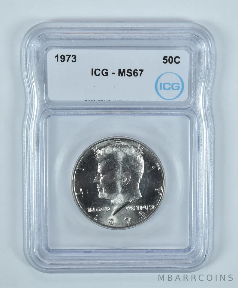 1973 Kennedy Half Dollar MS67 ICG