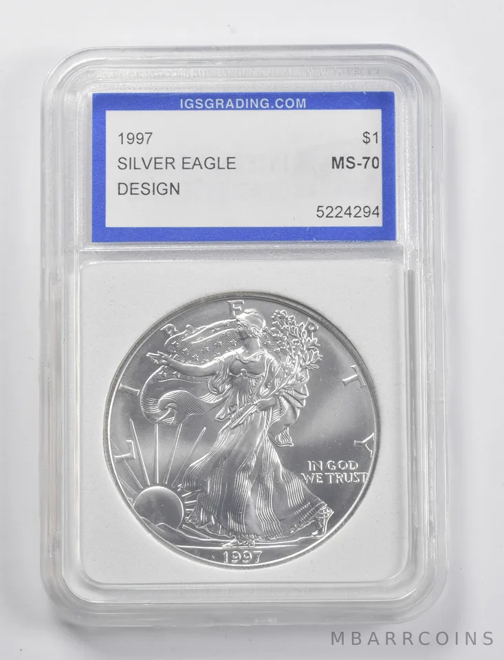 1997 American Silver Eagle *5286