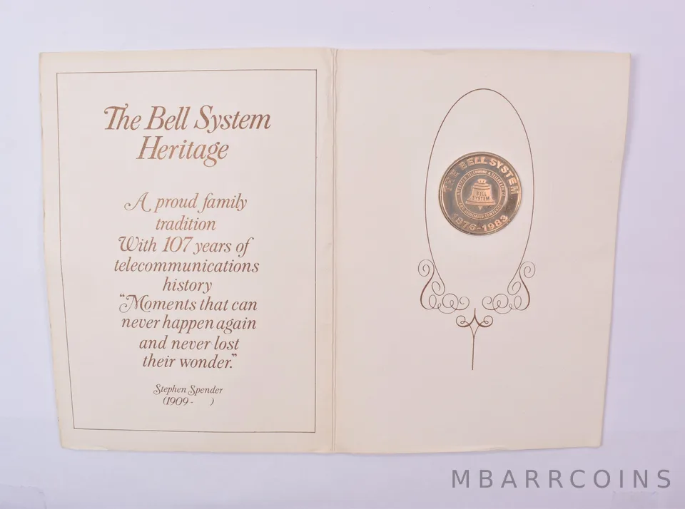 1984 Bell System Heritage Birthday Coin *1824
