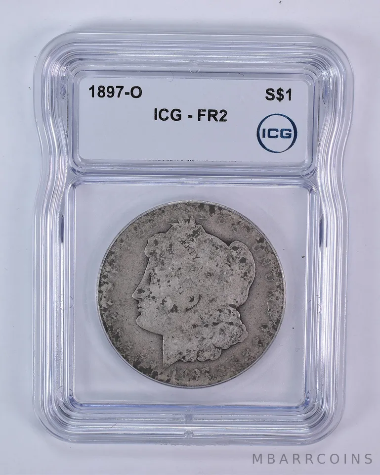 1897-O Morgan Silver Dollar FR2 ICG Lowball