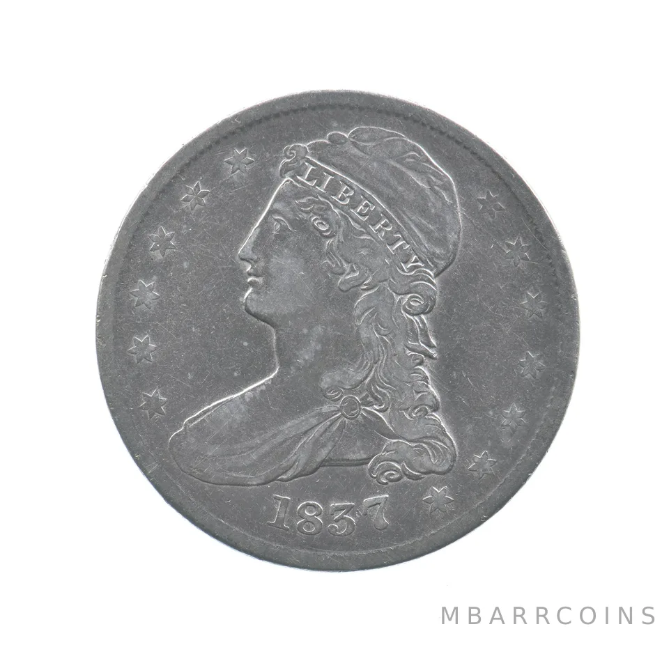 1837 Capped Bust Half Dollar *4415