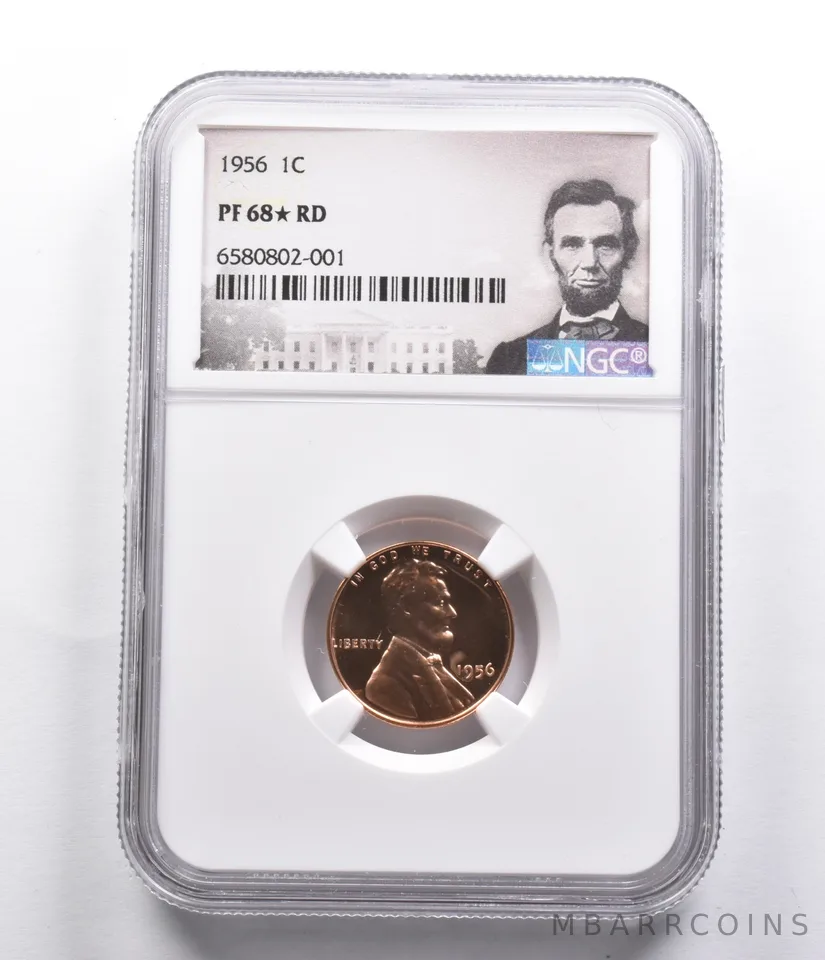 PF68* STAR RD 1956 Lincoln Wheat Cent NGC *4029