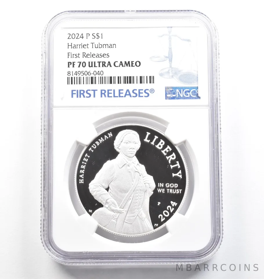 2024-P Harriet Tubman Commemorative Silver Dollar FR PF70 UCAM NGC *9817