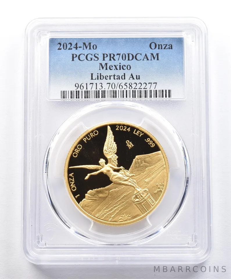 2024 Mo Mexico 1 Onza Gold Libertad PR70 DCAM PCGS *1572