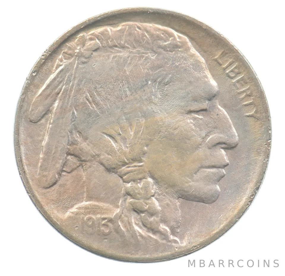 1913 Indian Head Buffalo Nickel Type 1 *0027