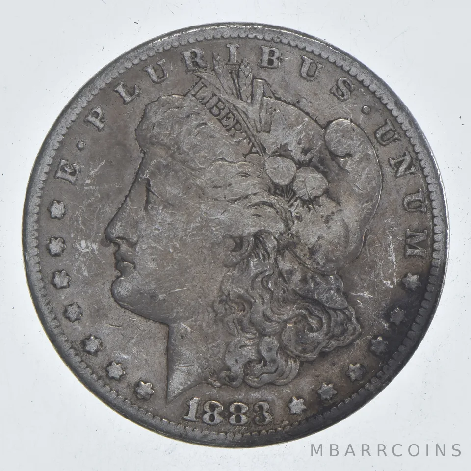 Early - 1883-S Morgan Silver Dollar - 90% US Coin *917