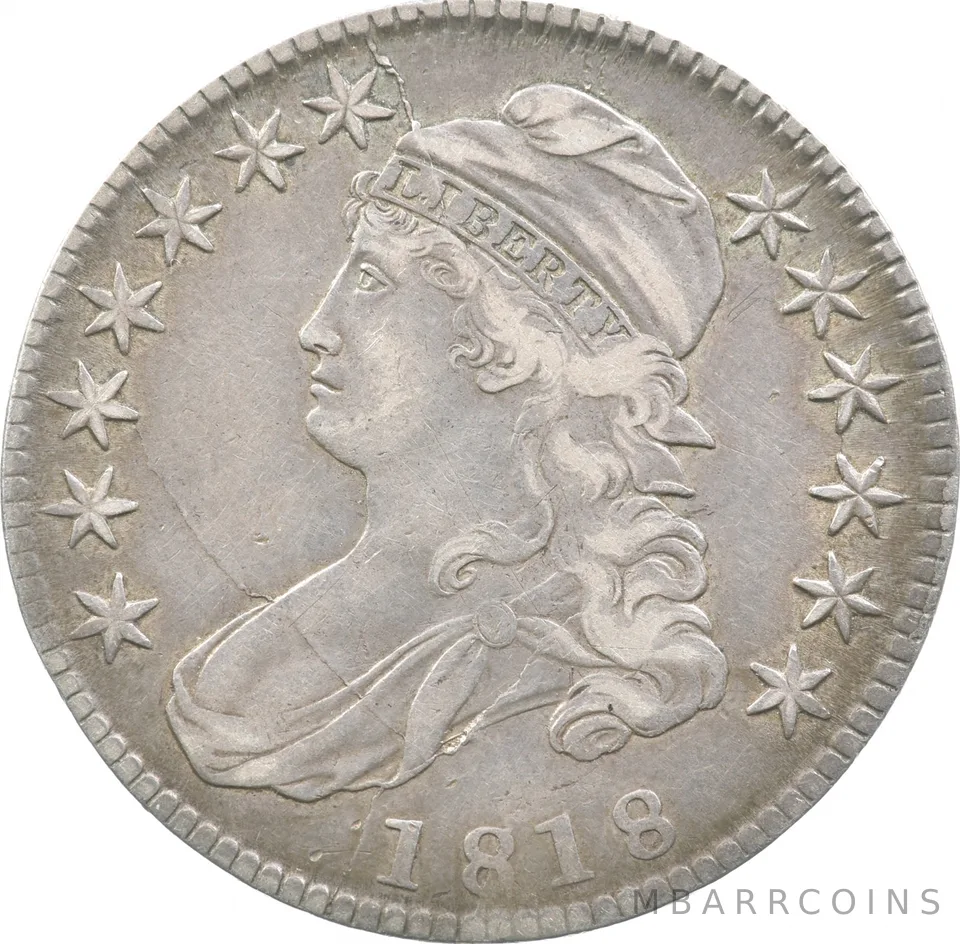 1818 Capped Bust Half Dollar *6941