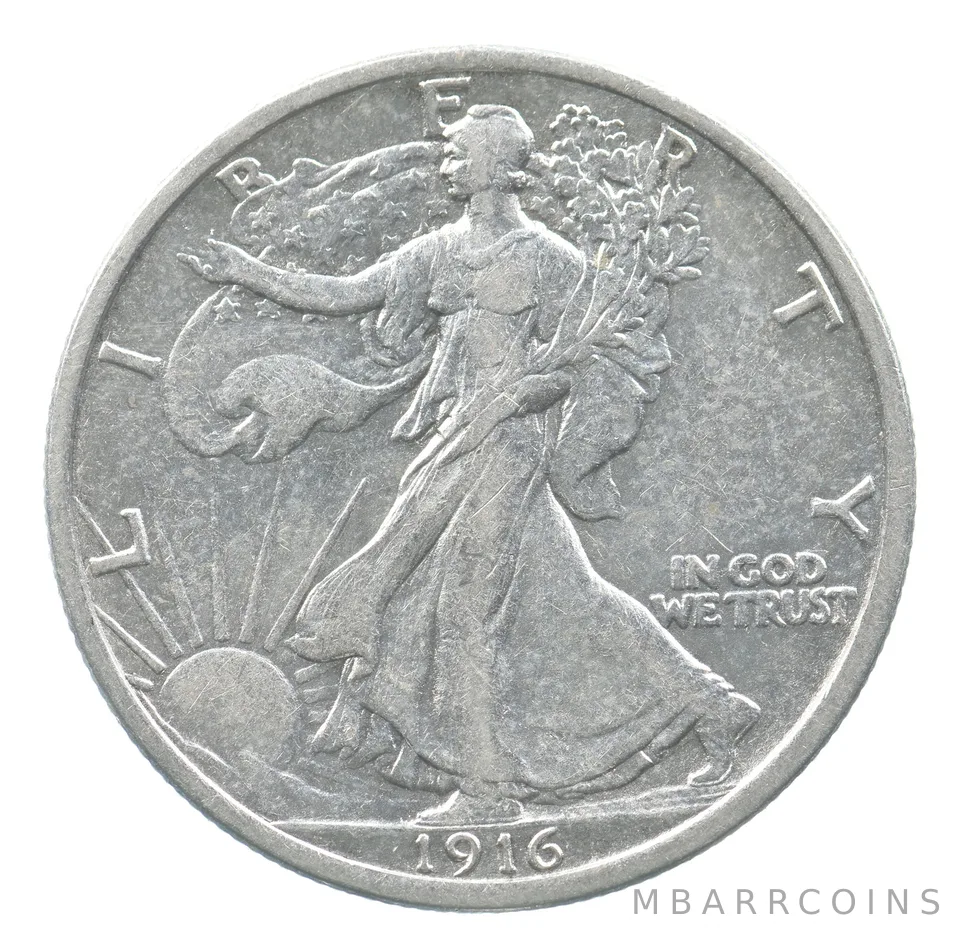 1916 Walking Liberty Half Dollar *7791
