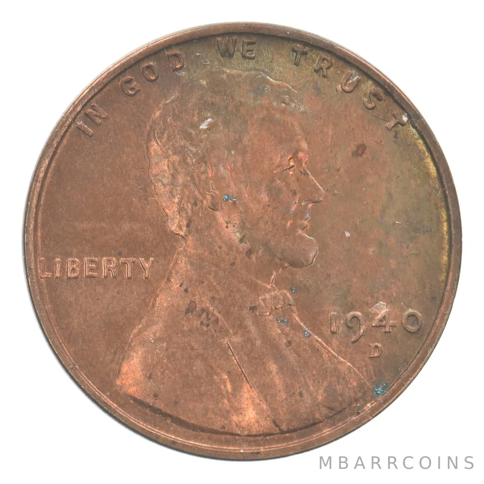 1940-D Lincoln Wheat Cent Beautiful Tone *4191