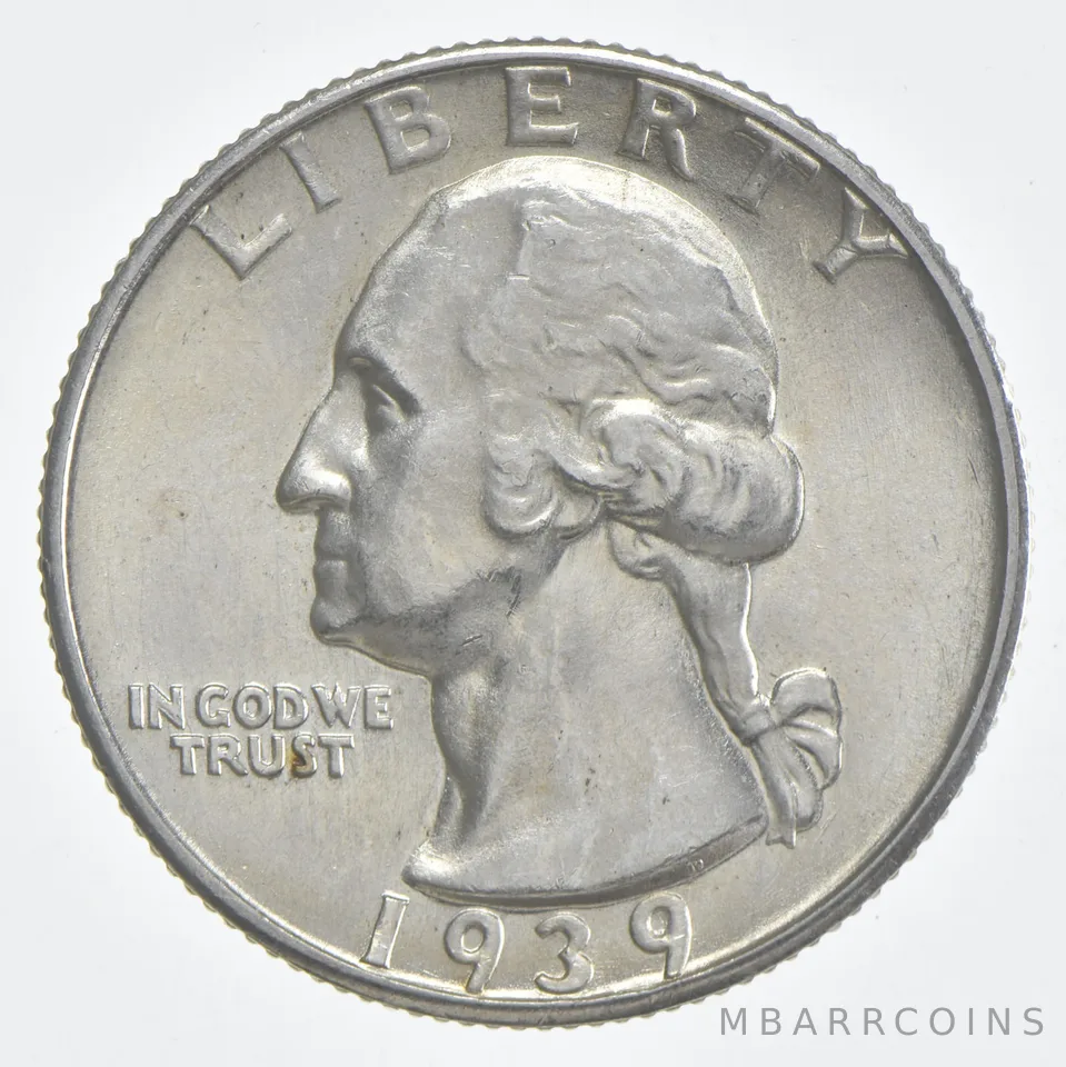 1939-D BU Washington Quarter Silver