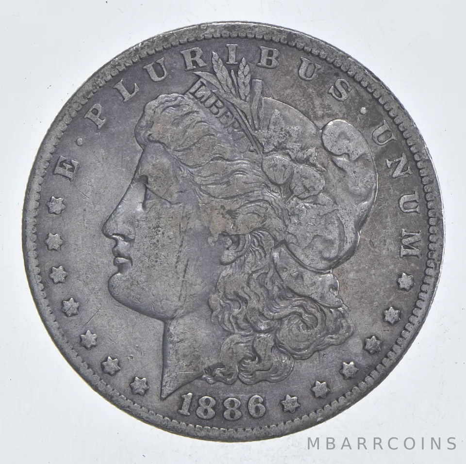 Early - 1886-O Morgan Silver Dollar - 90% US Coin *047