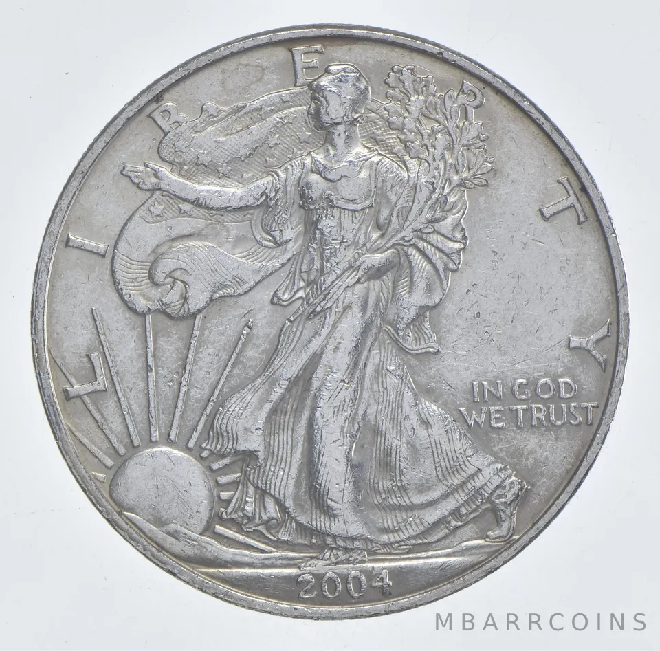 Better Date 2004 American Silver Eagle 1 Troy Oz .999 Fine Silver *460