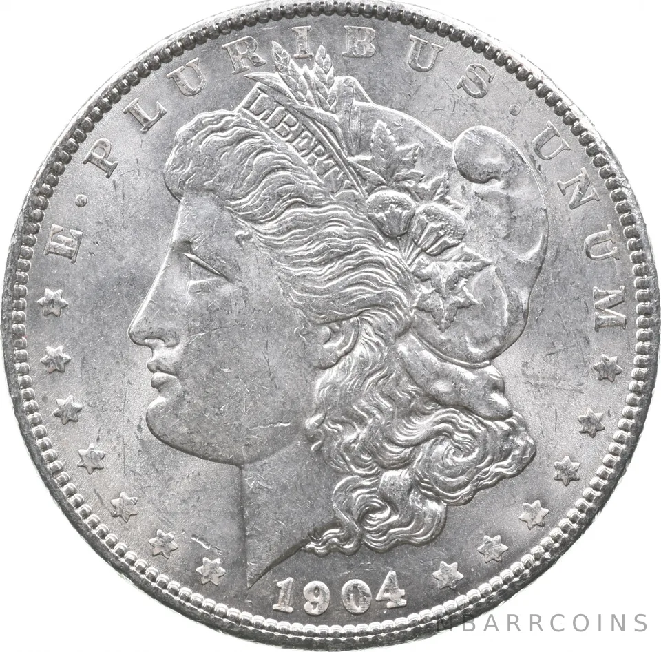 1904 Morgan Silver Dollar a0434