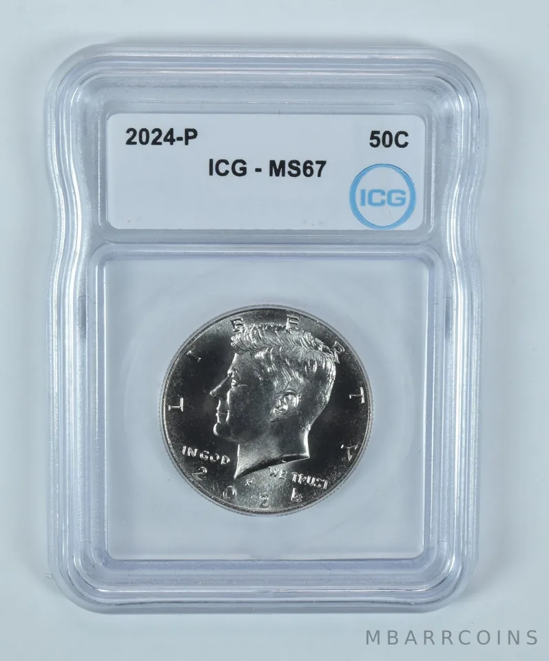2024-P Kennedy Half Dollar MS67 ICG