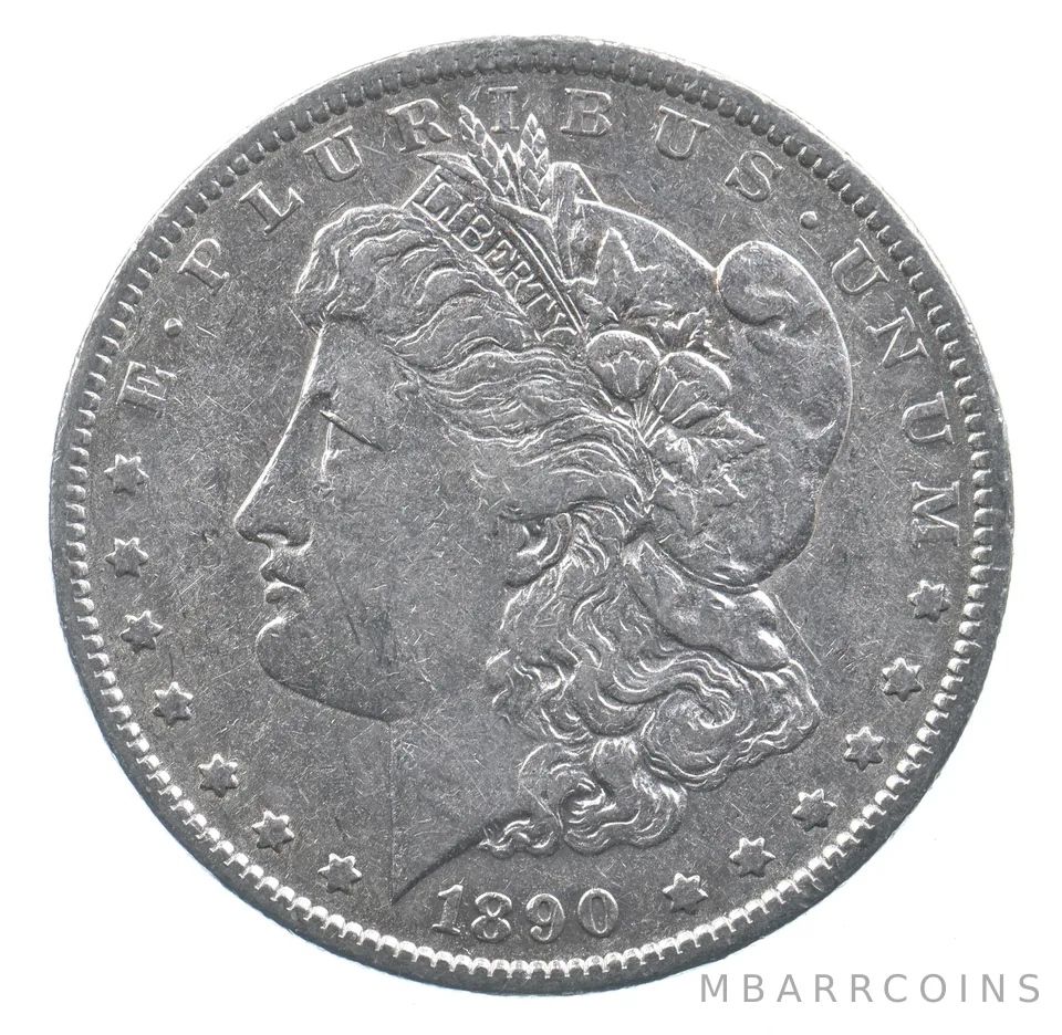Better 1890-S Morgan Silver Dollar - 90% US Coin - Nice Coin *655