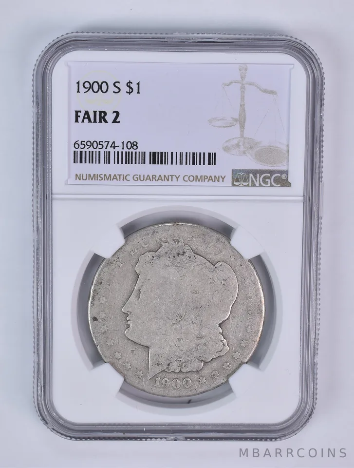 1900-S Morgan Silver Dollar Fair 2 NGC Lowball