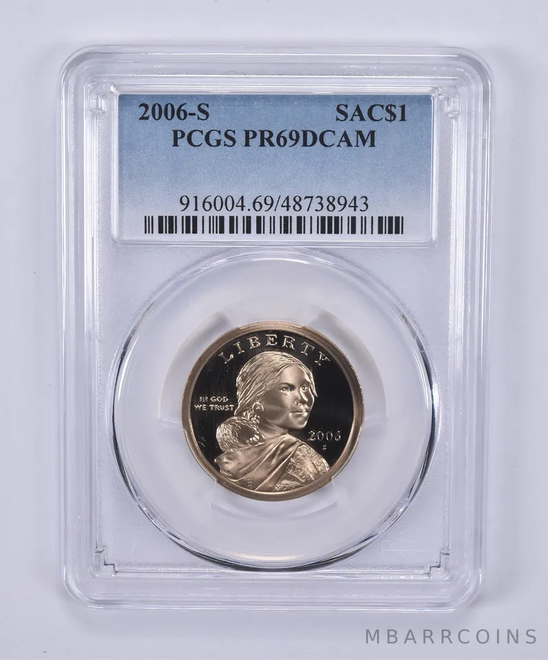2006-S Sacagawea $1 PR69 DCAM PCGS Blue Label