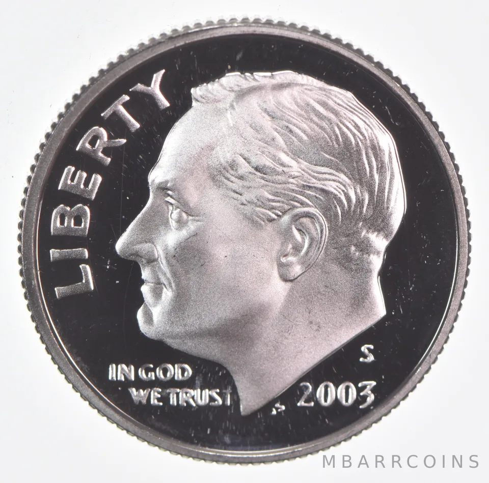 2003-S Roosevelt Dime Proof 90% Silver