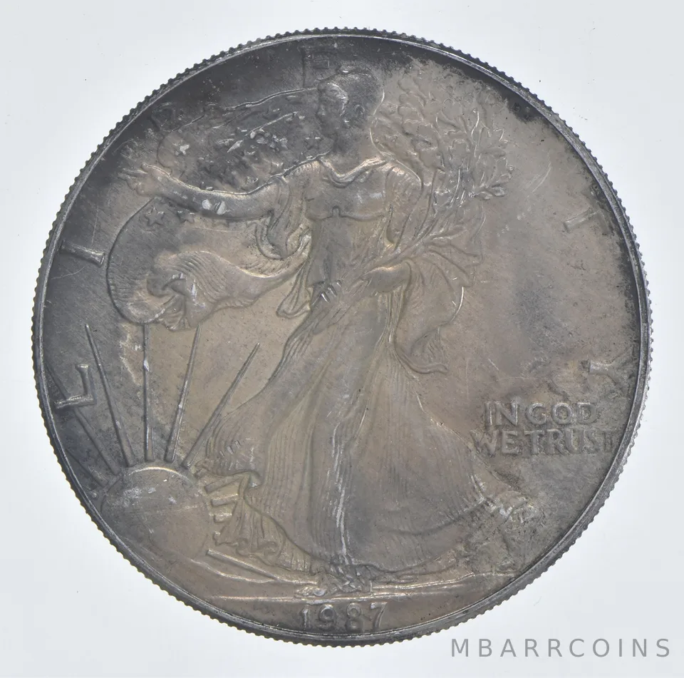 Better Date 1987 American Silver Eagle 1 Troy Oz .999 Fine Silver *984