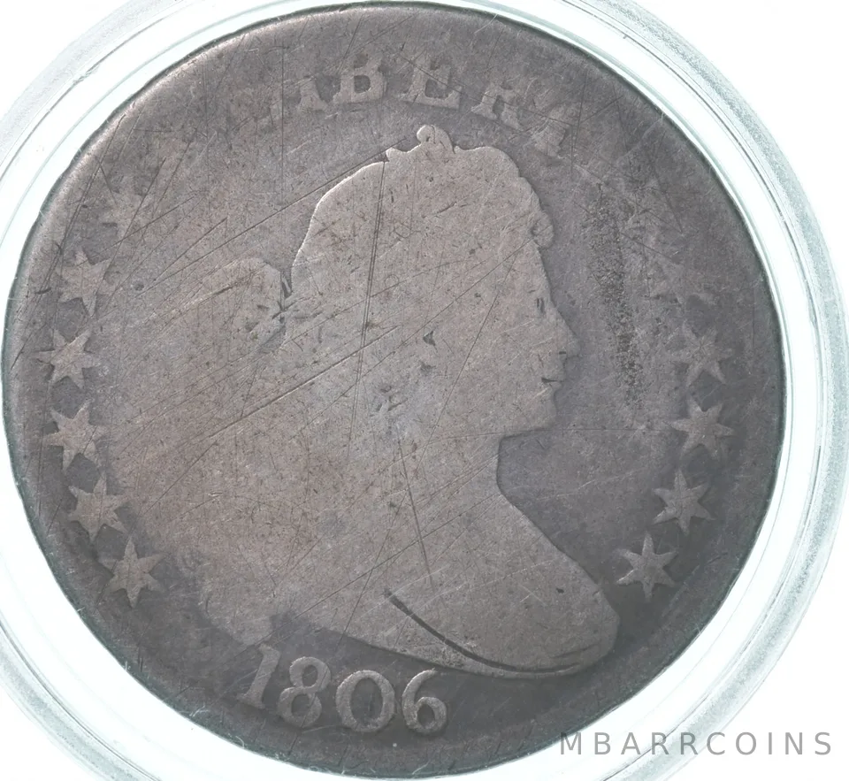1806 Draped Bust Half Dollar *8335