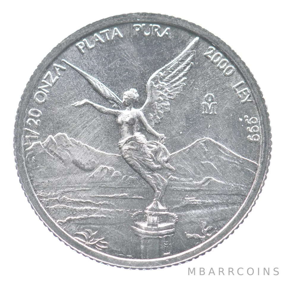 2000 Mo Mexico 1/20 Onza Libertad *8344