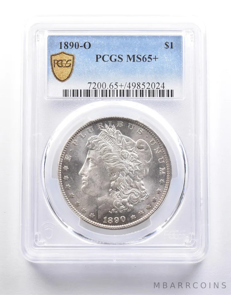 1890-O Morgan Silver Dollar MS65+ PCGS PQ a6670