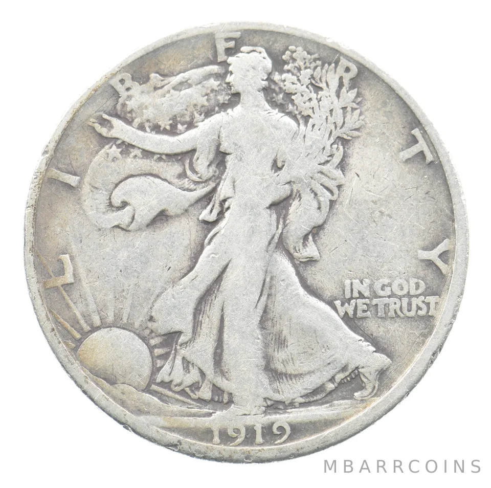 1919-D Walking Liberty Half Dollar *5033