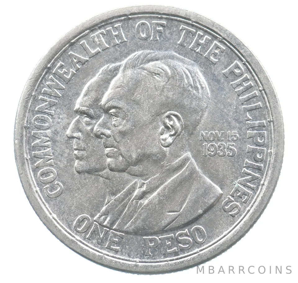1936 M Philippines Peso Commonwealth KM#177 *2084