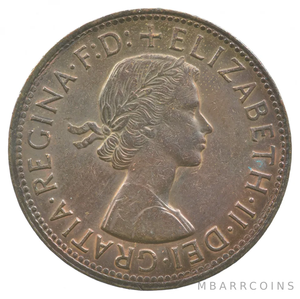 1955 (P) Australia Penny Dot After Penny Kangaroo *3399