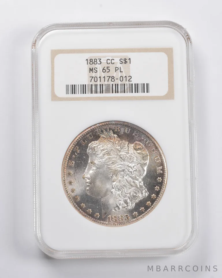 MS65 PL 1883-CC Morgan Silver Dollar NGC a4044