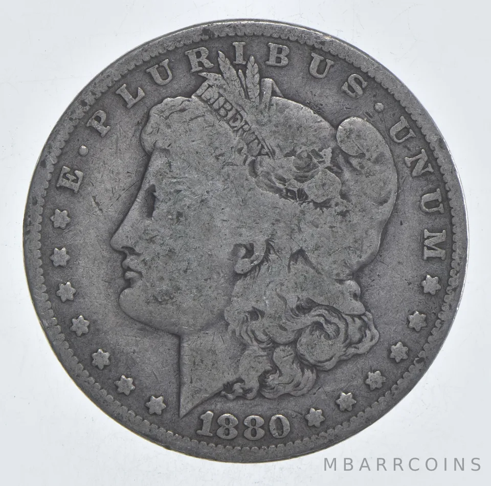 Early - 1880-O Morgan Silver Dollar - 90% US Coin *128